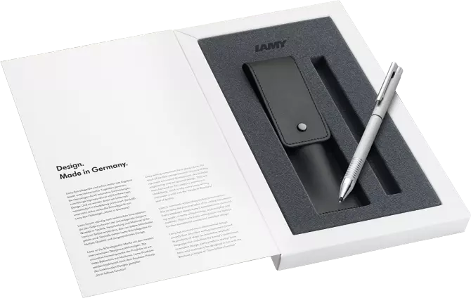Set LAMY logo twin pen brushed Set LAMY logo twin pen brushed